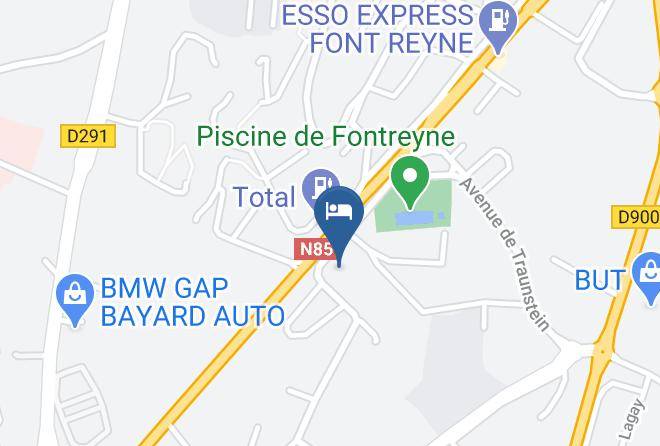 Hautes Alpes - Hotel Avantici Maps