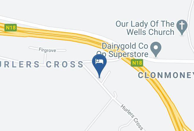 Hurlers Cross - Avarest Bunratty B&b Maps