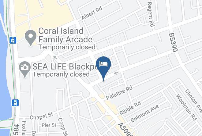 Blackpool - Avari Beach Hotel Maps