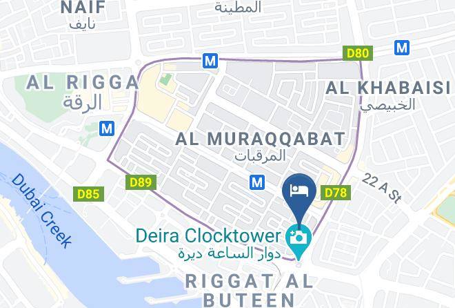 Dubai - Aravi Hotel Maps