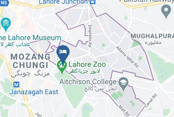 Islamabad - Avari Hotel Lahore Maps