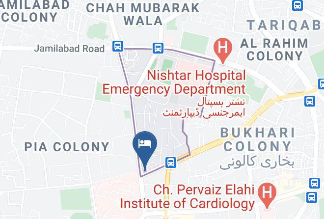 Islamabad - Avari Xpress Hotel Multan Maps