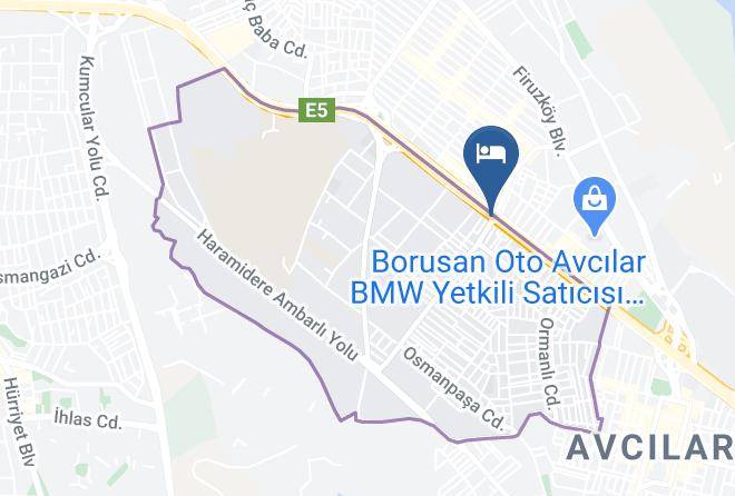 Avcilar - Avcilar Emre Hotel Maps