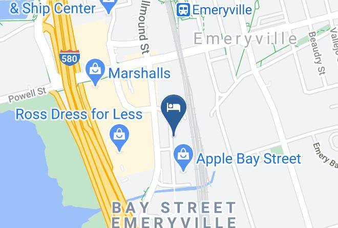 Alameda - Ave Emeryville At Bay Street Maps