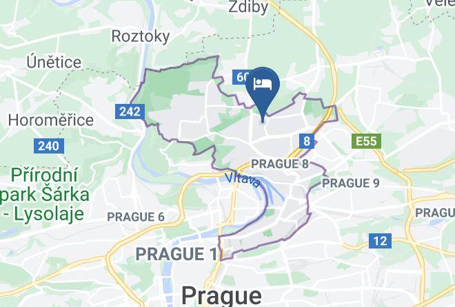 Prague - A V E Pension Kliska Maps