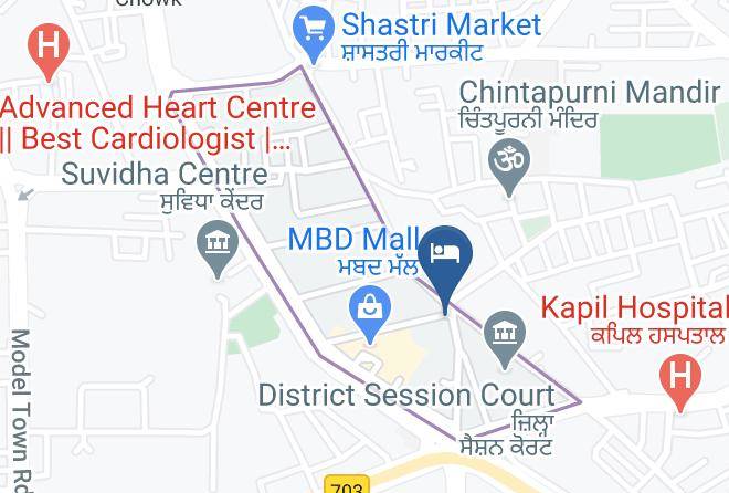 Jalandhar - Aveda Kamal Palace Maps