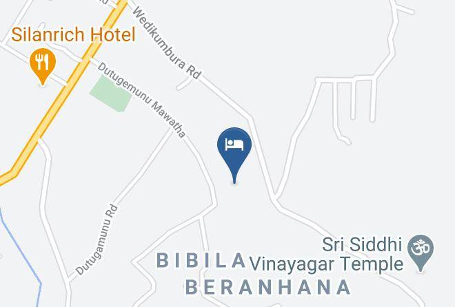 Badulla - Avendra Garden Hotel Maps