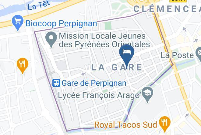 Pyrenees Orientales - Avenir Hotel Maps