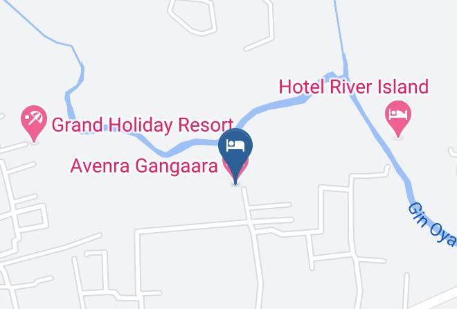 Kurunegala - Avenra Gangaara Hotel Maps