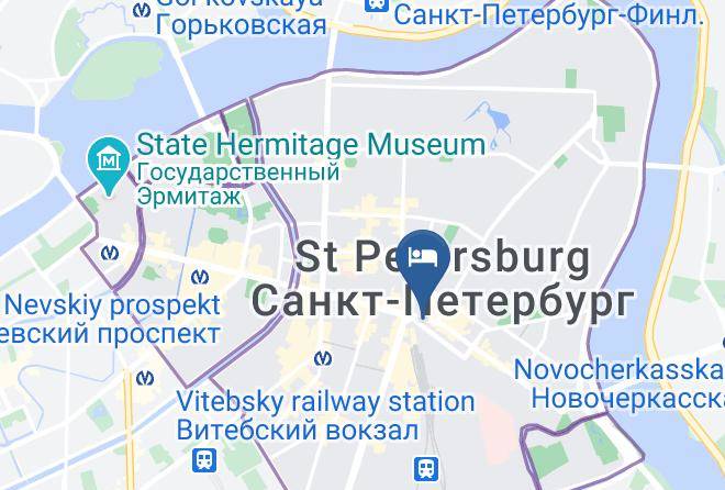 Saint Petersburg - Avent Inn Nevsky Maps