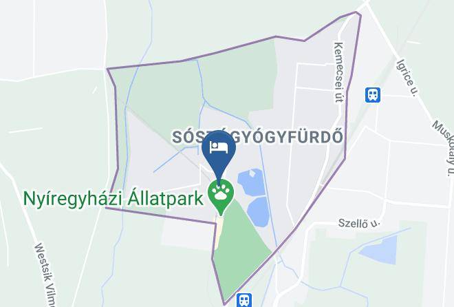 Nyiregyhaza - Aventinus Hotel Maps
