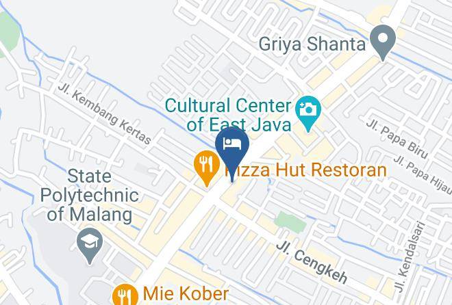 Kota Malang - Aventree Bbq Resto & Homestay Maps
