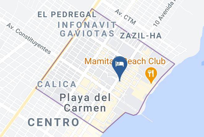 Solidaridad - Aventura Mexicana Hotel Maps