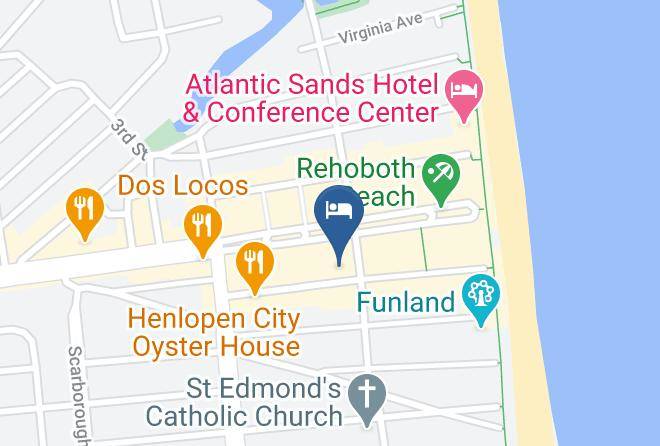 Sussex - The Avenue Inn & Spa Maps