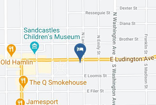 Mason County - Avenue Motel Of Ludington Maps