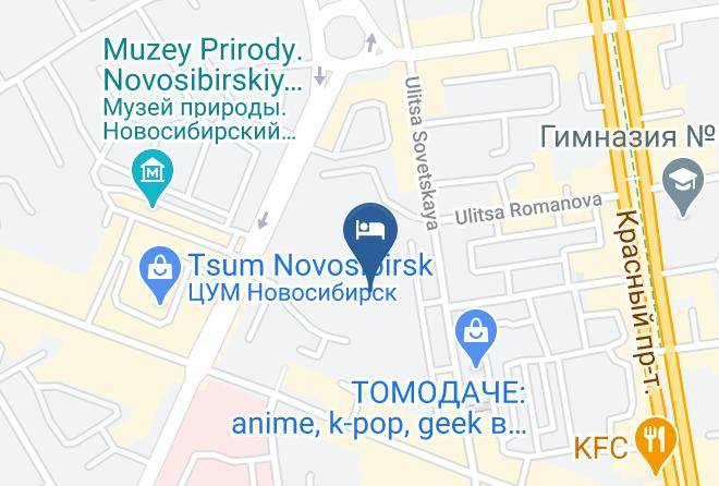 Novosibirsk - Avenyu Mini Otel' Maps