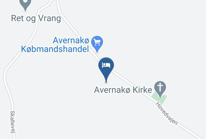 Korshavn - Avernako Landhotel Maps