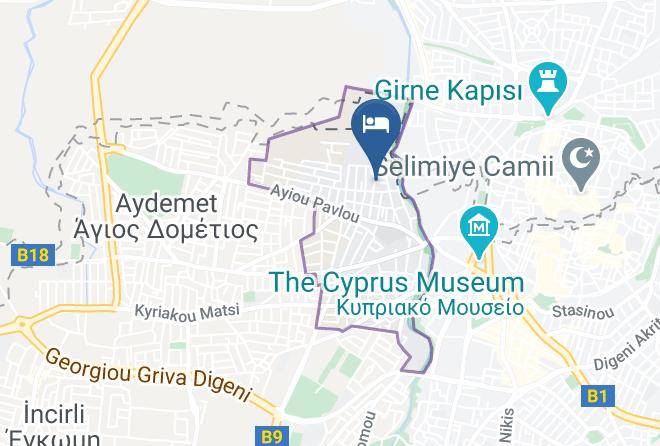 Lefkosa - Averof Hotel Maps