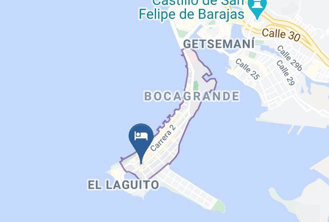 Cartagena De Indias - Hotel Avexi Suites Cartagena De Indias Maps