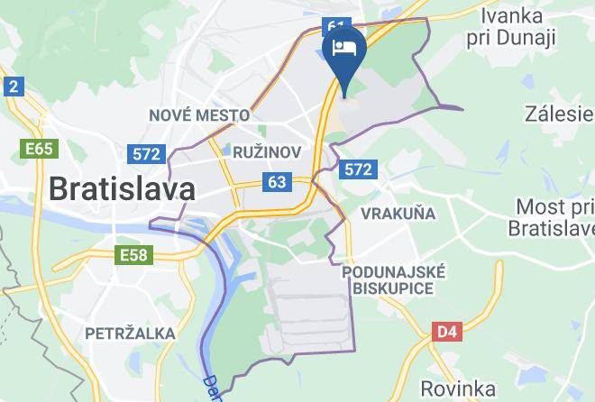 Bratislava Ruzinov - Aviator Garni Hotel Bratislava Maps