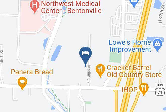 Benton - Avid Hotels Bentonville Rogers Maps