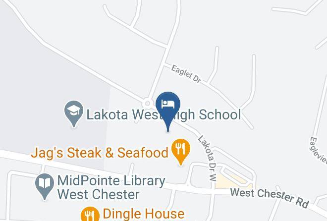 Avid Hotels Cincinnati N West Chester Map