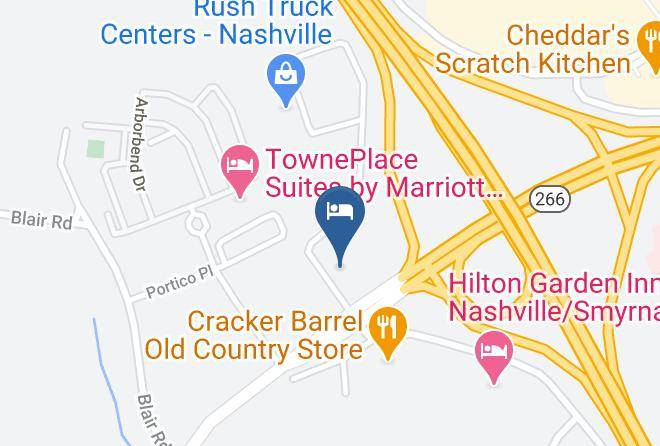 Rutherford - Avid Hotels Nashville South Smyrna Maps