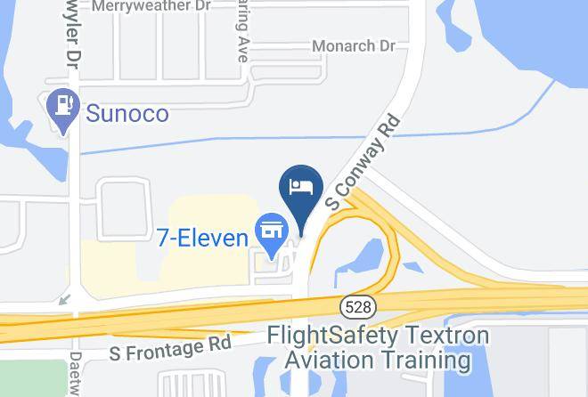 Orange - Avid Hotels Orlando International Airport Maps