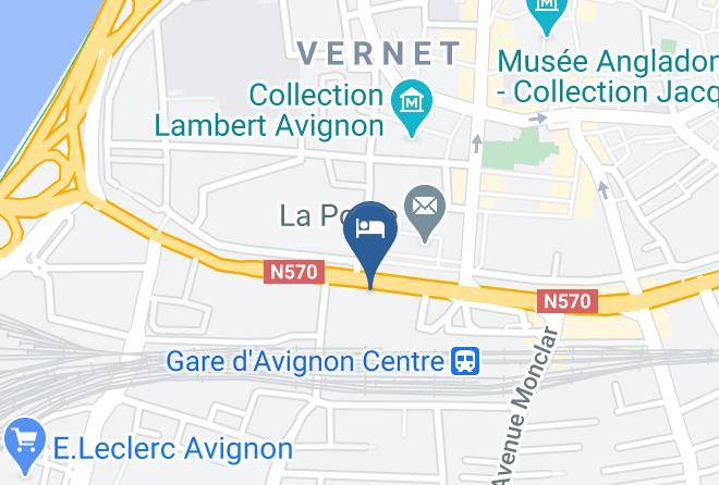 Vaucluse - Avignon Grand Hotel Maps