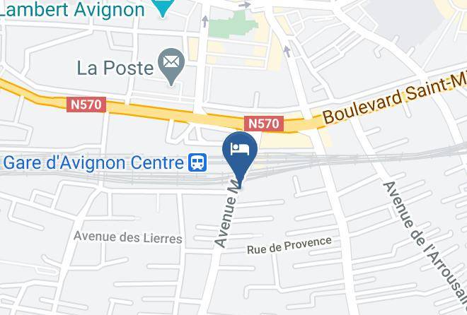 Vaucluse - Avignon Hotel Altera Roma Maps
