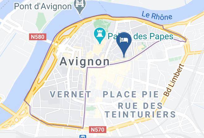 Vaucluse - Avignon Intramuros Maps