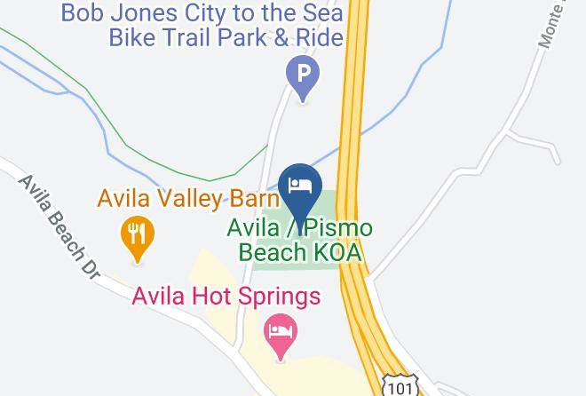 San Luis Obispo - Avila Pismo Beach Koa Maps