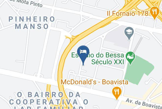 Avis Hotel Tivoli Porto Map