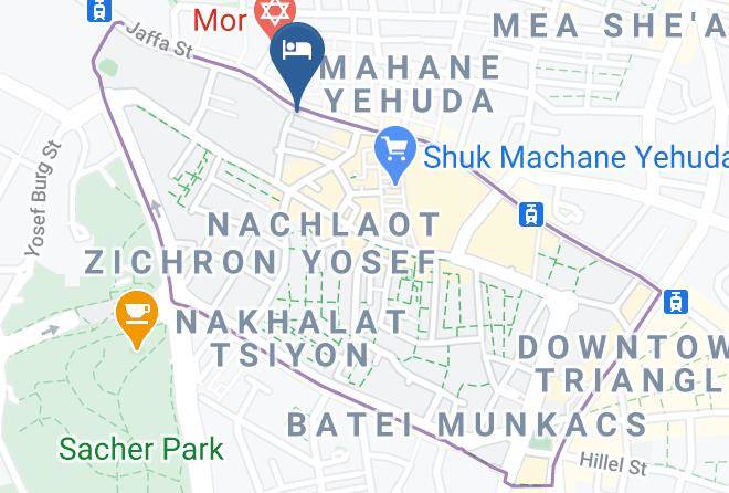 Jerusalem - Avital Hotel Maps