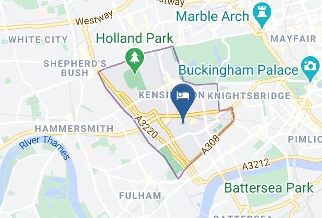 London - Avni Kensington Hotel Maps