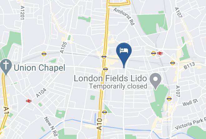 London - Avo Hotel Dalston Maps