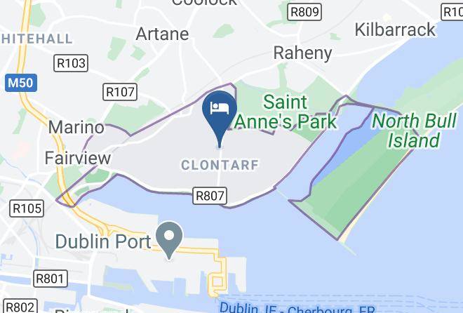 Dublin City - Avoca Lodge B&b Maps
