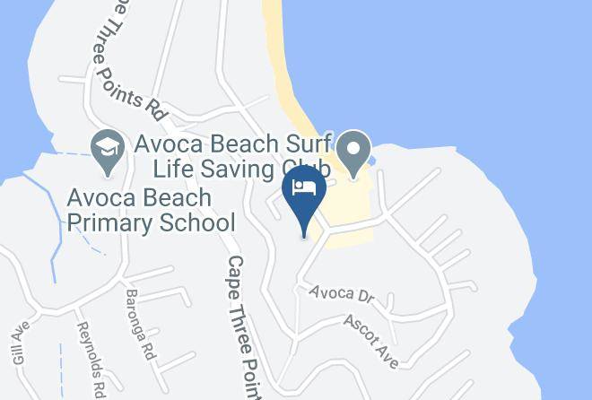 Avoca Sea Breezes Map