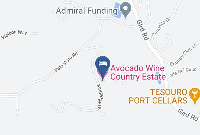 San Diego - Avocado Wine Country Estate Maps