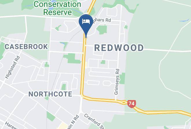 Christchurch - Avon City Motel Maps