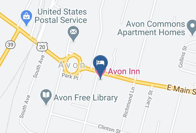 Livingston - Avon Inn Maps