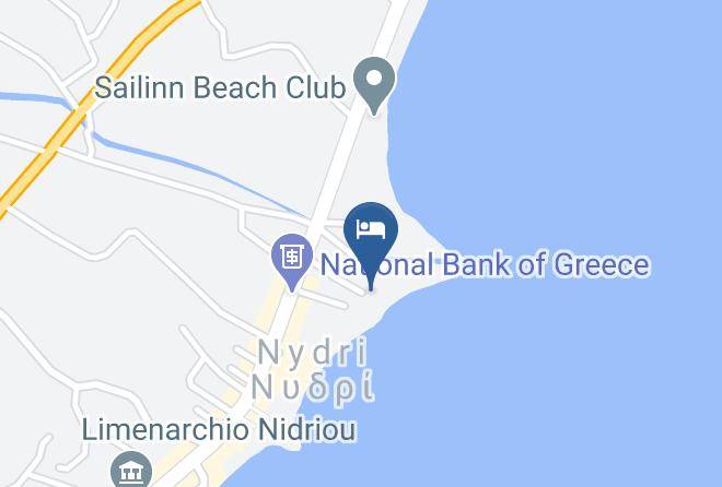Levkas - Avra Beach Hotel Maps