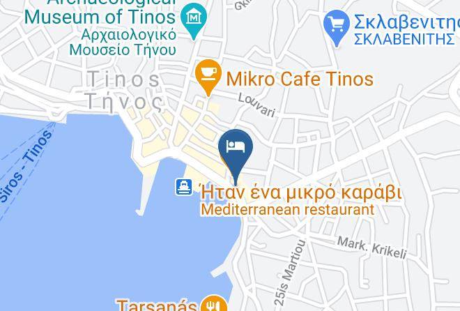 Tinos - Avra Hotel Maps