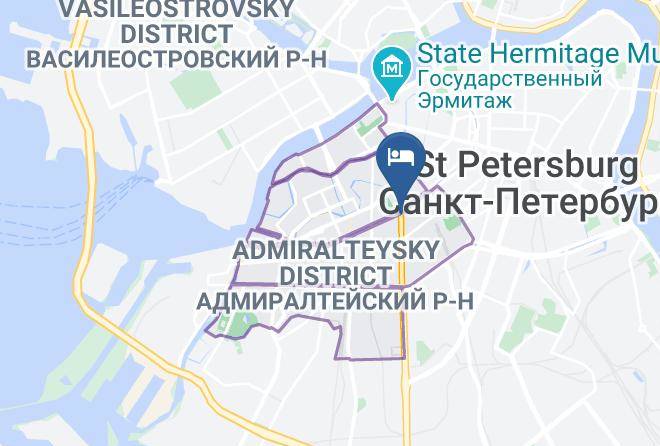 Saint Petersburg - Avrora On Fontanka 85 Maps