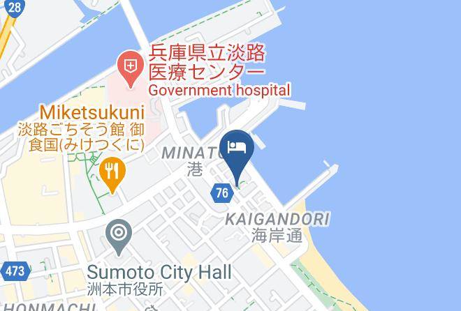 Awaji Dai 2 Prince Hotel Map