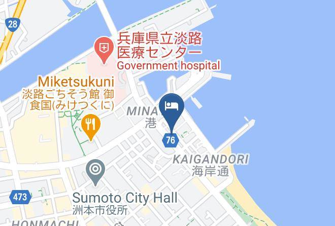Sumoto City - Awaji Prince Hotel Maps