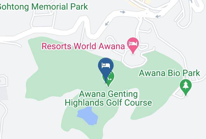 Bentong - Awana Genting Highlands Golf & Country Resort Maps