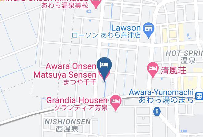 Awara City - Awara Onsen Matsuya Sensen Maps