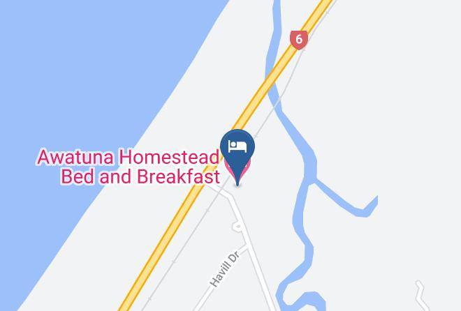 Westland - Awatuna Homestead Bed And Breakfast Maps