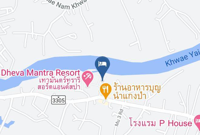 Amphoe Mueang Kanchanaburi - Away Kanchanaburi Dheva Mantra Resort & Spa Maps